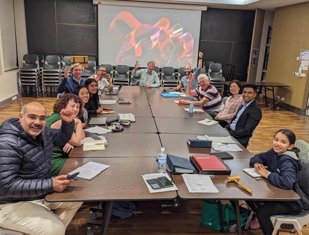Club 68 hybrid meeting